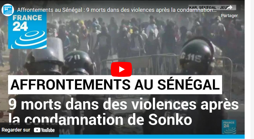 Affrontements au Sénégal : 9 morts dans des violences après la condamnation de Sonko