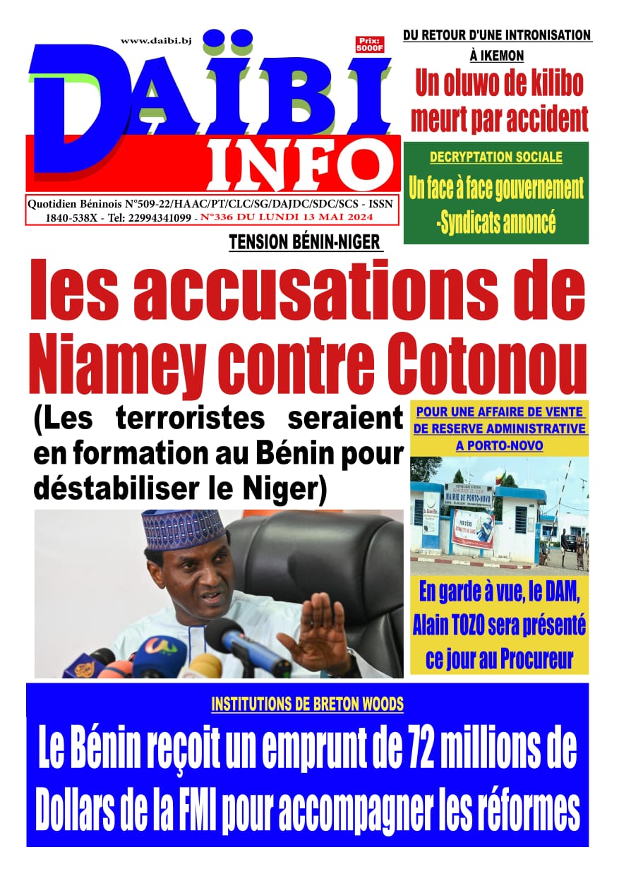 Les Unes de ce Lundi 13/05/2024