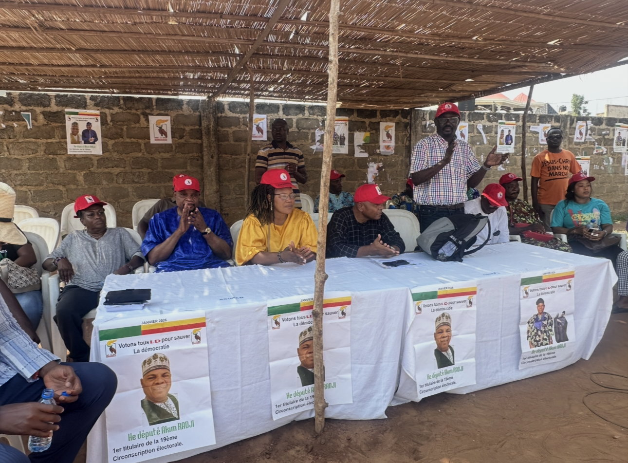 BENIN: Tournée de campagne des candidats du parti Les Démocrates dans les 2ᵉ et 3ᵉ arrondissements DE LA VILLE DE Porto-Novo