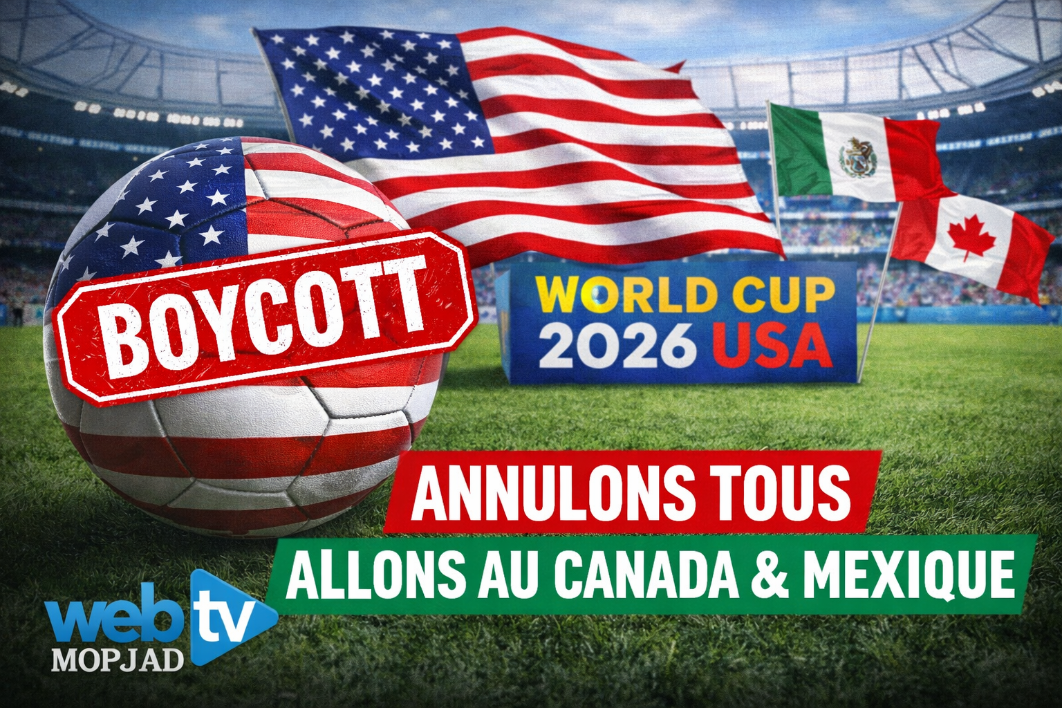 Chronique sportive :  Boycotter la Coupe du monde aux États-Unis : le carton rouge de la dignité