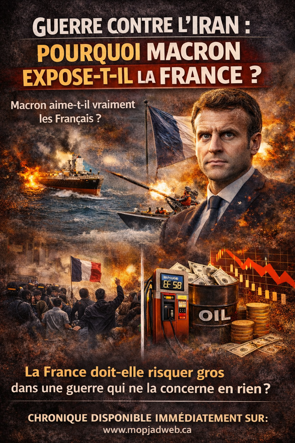 Guerre contre l’Iran : pourquoi Macron expose-t-il la France ?
