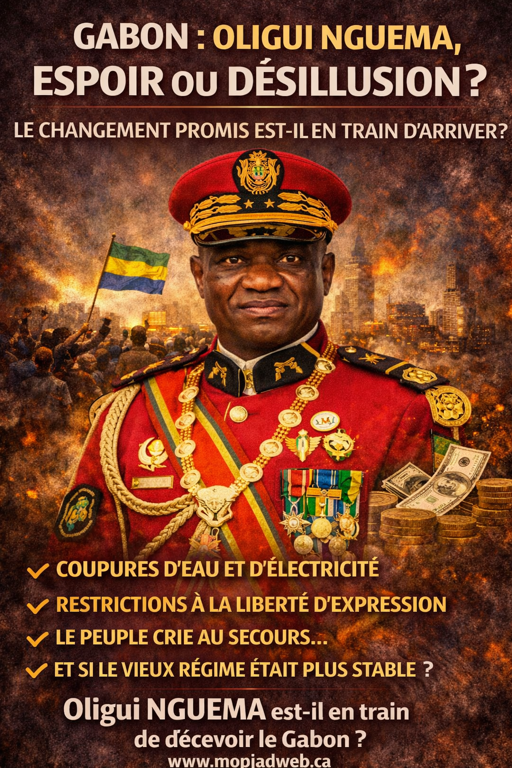 Gabon : Oligui Nguema, espoir de libération ou nouvelle désillusion ?