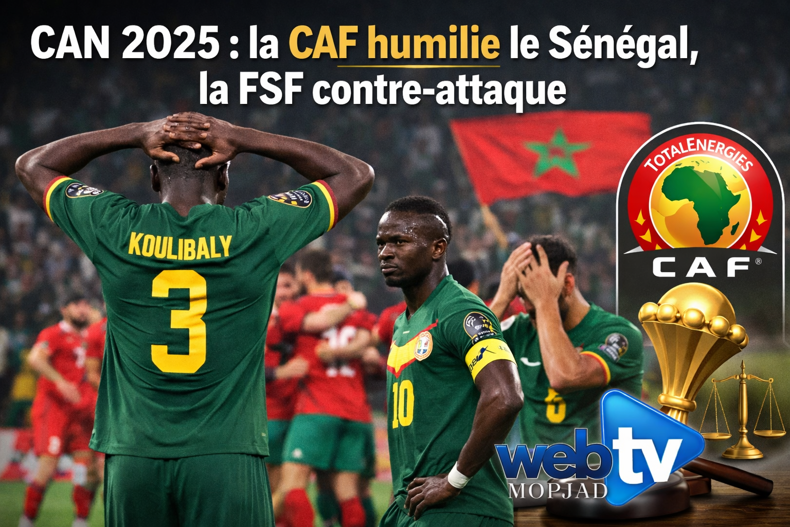 CAN 2025 : la CAF humilie le Sénégal, la FSF contre-attaque