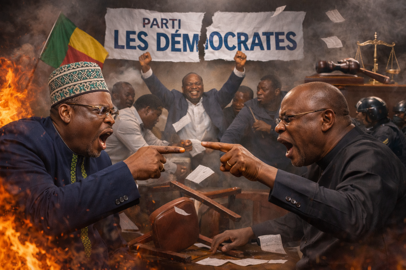 BENIN Parti LES DEMOCRATES : Le clash Houndété-Atchadé eclate au grand jour
