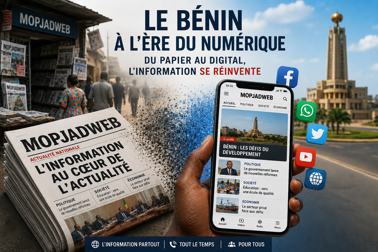 Le Bénin à l’ère du numérique : la disparition progressive des journaux papier